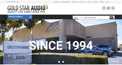 Desktop Screenshot of goldstaraudio.com